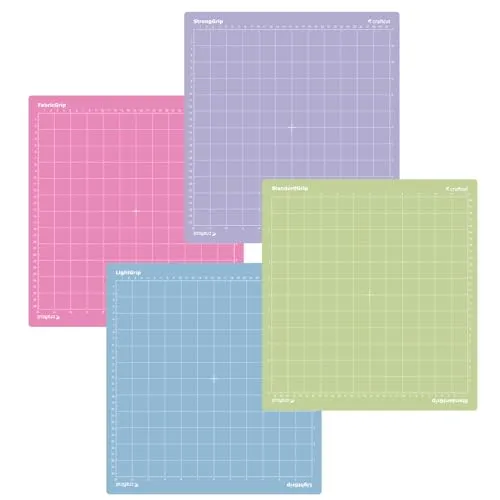 craftcut® 4er Set 12' x 12' Schneidematten kompatibel mit Cricut Maker(TM) und Cricut Explore(TM)