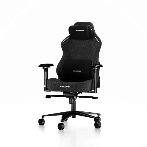 DXRacer Craft L Schwarz Stoff das Orginal Gaming Stuhl