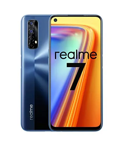 realme 7 6GB+64GB, Mist Blue - Simlockfreies Handy mit 48MP AI Quad-Kamera, 30W Dart-Charge und 90Hz Ultra Smooth Display für ein flüssiges Nutzererlebnis und lange Akkulaufzeit.