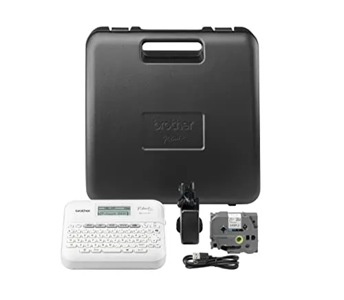BROTHER PT-D410VP Etikettendrucker - Drucker für effizientes Etikettieren, einfach zu bedienen mit vielseitigen Vorlagen und Funktionen für Büro und Zuhause.