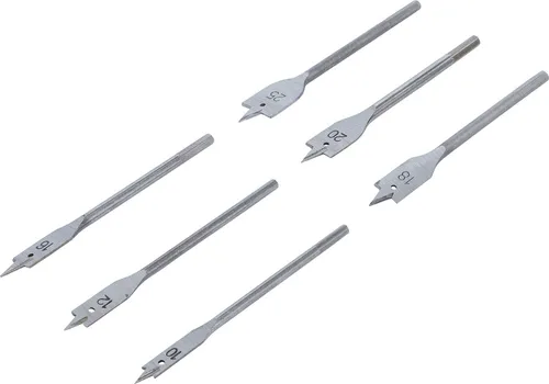 BGS-50796 Flachfräsbohrer-Satz, 10 - 25 mm, 6-tlg.