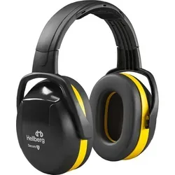 HELLBERG SAFETY Kapselgehörschutz Secure 2 – Professioneller Gehörschutz für mittleren bis hohen Lärm - Gehörschutz für mittlere bis hohe Lärmbelastung wie Kettensägen. Schlankes Design für engen Raum, stufenlos einstellbar und mit weichen Polstern für optimalen Komfort.