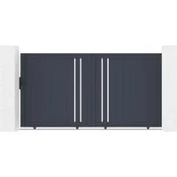 Casanoov Schiebetor Giona 300x160cm Aluminium mit 2 Pfosten