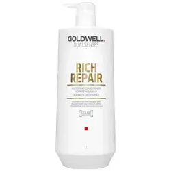 Goldwell Dualsenses Rich Repair Restoring Conditioner 1000 ml - Für geschädigtes Haar: Sorgt für sofortige Kämmbarkeit und reduziert Haarbruch. Ideal für die tägliche Pflege.