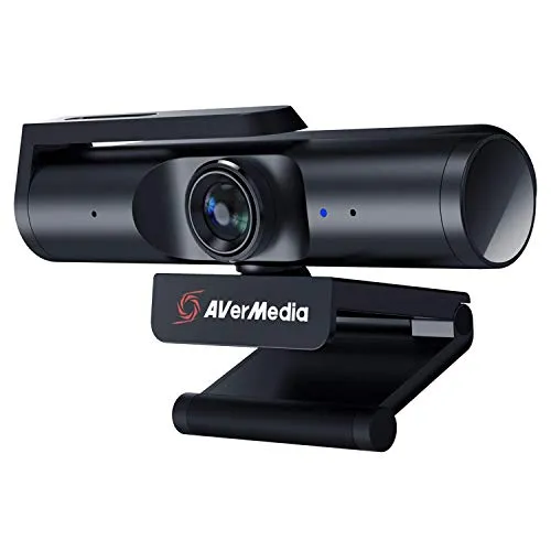AVerMedia Live Streamer CAM 513 - 4K UHD Webcam für Gaming und Videokonferenzen - Webcam mit 4K 30fps und 94-Grad-Weitwinkel, ideal für professionelle Streaming-Events und Videokonferenzen, kompatibel mit OBS, Zoom und mehr.