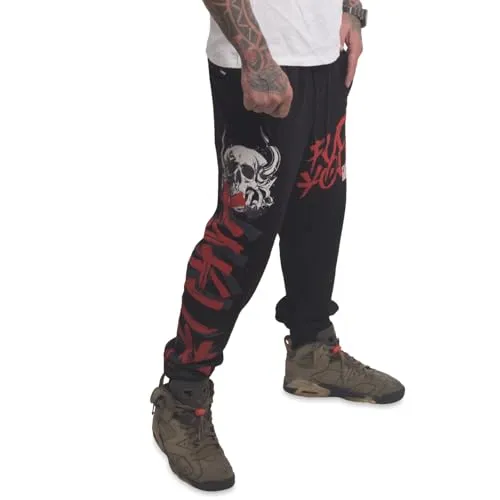 Yakuza Herren Horned FU Casual Jogginghose von Yakuza