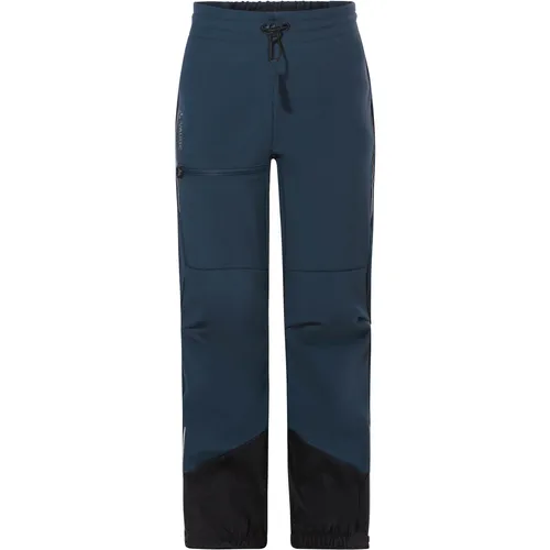 Vaude Kid's Capacida Pants II - Skitourenhose für Kinder - Funktionshose für den Wintersport in Blau (Gr 134/140), winddicht und dehnbar für optimale Bewegungsfreiheit beim Skifahren und Skitouren.