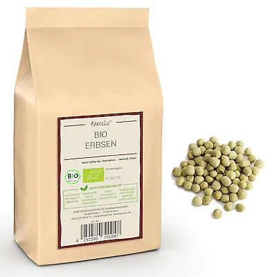 500g BIO Erbsen grün & getrocknet, grüne Erbsen BIO ohne Zusätze 15,60 EUR/kg