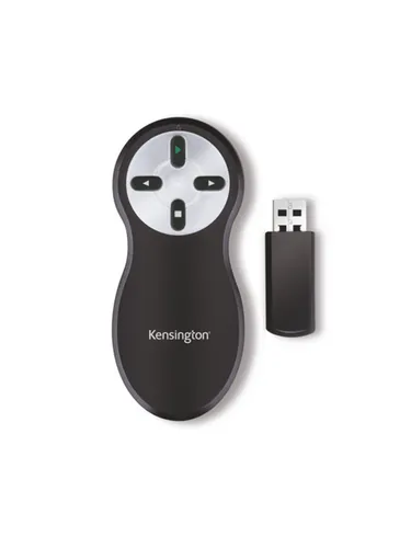 Kensington Presenter K33373EU, USB - Sonstige Eingabegeräte, kabelloser Presenter mit 20 Meter Reichweite und praktischer Blackout-Taste für professionelle Präsentationen.