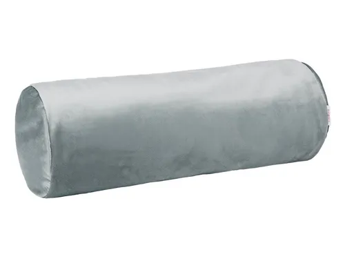 beties Nackenrollenbezug Samt&Sonders, (1 Stück), Samt Nackenrollenhülle stein-grau ca. 15x40 cm mit Reißverschluss