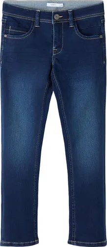 name it - NKMSILAS DNMTAX PANT NOOS - Dark Blue Denim - 158