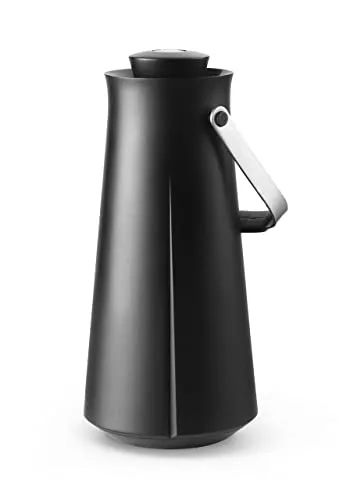 Rosendahl Isolierkanne mit Henkel 1,0 l Grand Cru klassisches Design, schwarz