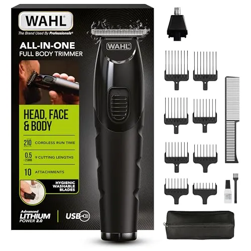 WAHL All in One Trimmer – Multifunktionales Trimmgerät für Haare, Bart und Körperpflege