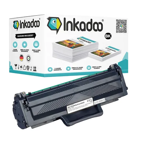 Inkadoo Toner kompatibel mit Samsung MLT-D1042X/ELS/1042S XL - Tonerkartusche in Schwarz, ideal für hochwertige Druckergebnisse mit Samsung Druckern, besonders langlebig mit hoher Reichweite.