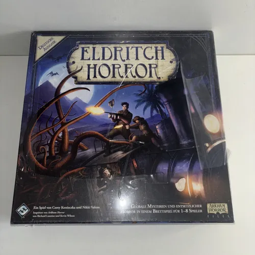 Fantasy Flight Games Eldritch Horror - Expertenspiel für 1-8 Spieler, über 300 Karten und hoher Wiederspielwert, ab 14 Jahren