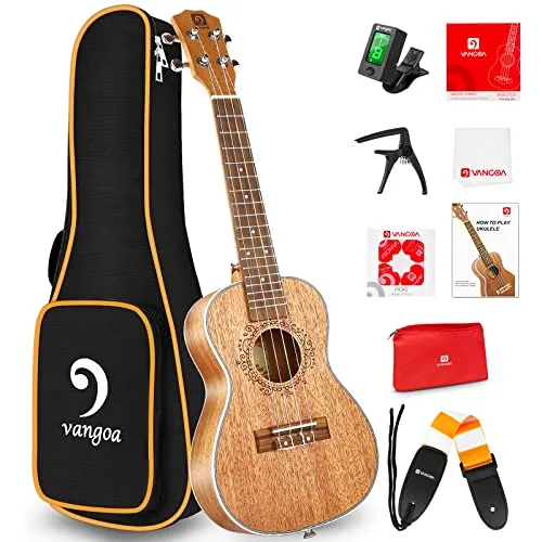 Vangoa Tenor Ukulele 26 Zoll aus Mahagoni von vangoa