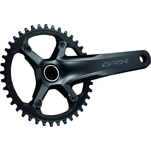 Shimano GRX FC-RX600 Fahrradkurbel 165mm - Fahrradkurbeln mit 40 Zähnen, ideal für Gravelbikes, sorgt für präzise Schaltvorgänge und optimale Kraftübertragung.