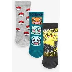 Next Kurzsocken Lizenzierte Socken, 3er-Pack (3-Paar) schwarz 31-36