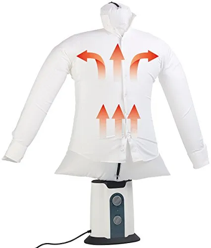 Sichler Bügelautomat BP-250: 2in1-Bügelpuppe mit Warmluft-Gebläse