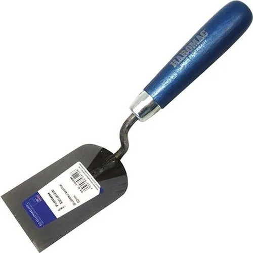 HAROMAC 11010100 Stukkateurspachtel B.100mm Buchenholzgriff gehär.Qualitätsst.HA