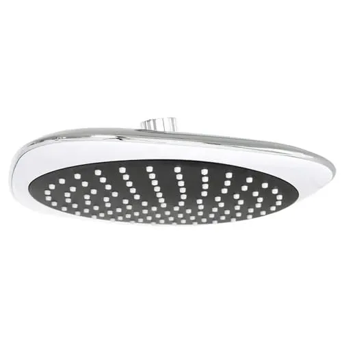 Sanlingo Duschkopf, 20 x 20 cm, Duschkopf für Regendusche, Duschbrause in Chrom-Optik, quadratischer Regenduschkopf, schwenkbar, 106 Wasserdüsen