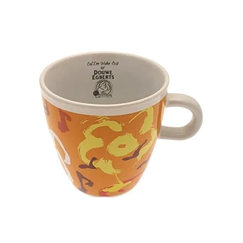 Douwe Egberts Kaffeebecher Becher Kaffeetasse Limitierte Auflage Orange 260 ml