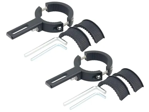 Anlising Halterungen für Motorrad-Scheinwerfer, 2PCS Verstellbare Motorrad-Scheinwerferhalterung, 38MM-60MM Motorrad Scheinwerfer Halterung, Universelle Scheinwerfer Halterungen, für Moto