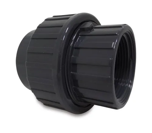Mega Verschraubung Pvc-u 32 Mm X 1 Zoll Klebemuffe X Innengewinde 10 Bar, Grau