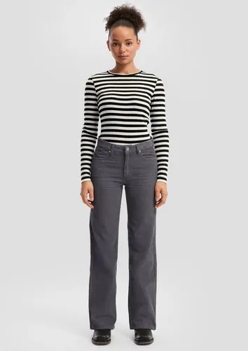 QS Chinos Hose Cordhose mit weitem Bein