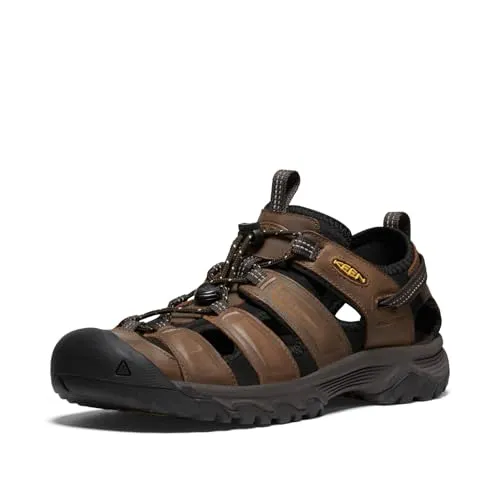 KEEN Herren Targhee 3 Sandalen, Bison/Mulch, 44 EU von KEEN