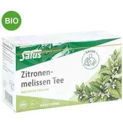 ZITRONENMELISSEN Tee Melissae herba Salus 15 St - Entspannender Kräutertee mit Zitronenmelisse, ideal zur Beruhigung und für eine wohltuende Auszeit.
