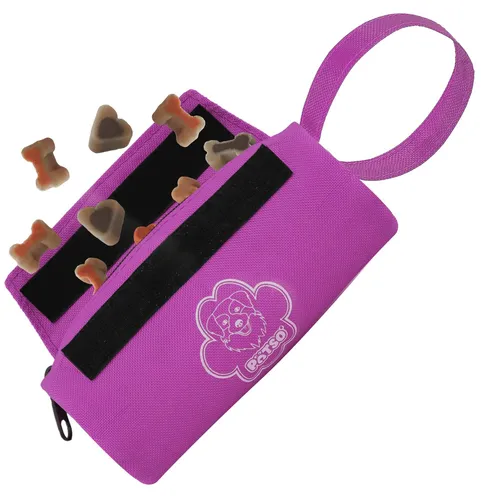 Futterbeutel Apportierdummy Hund Leckerli Hundespielzeug Hundeerziehung lila