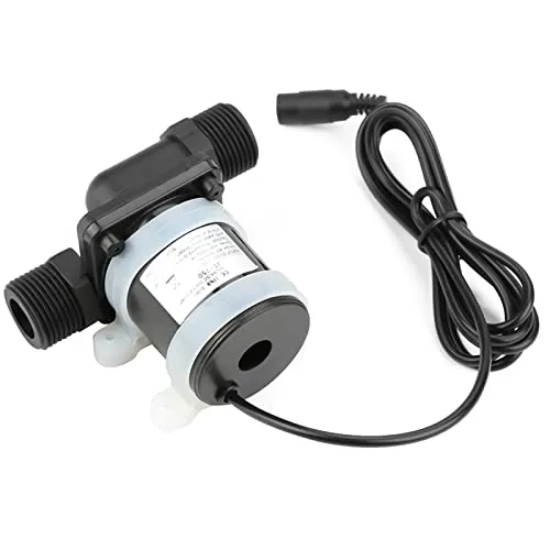 DC 12V Geschwindigkeit Mini Wasserpumpe, Geräuscharme Umwälzschubwasserpumpe mit Gummibasis, -40℃ ~100℃