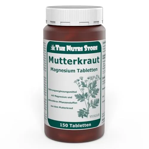 The Nutri Store Mutterkraut Magnesium vegane Tabletten, 150 Stk. Tabletten