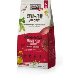 Mac`s Dog Adult Mono frisches Pferd 12 kg - Hundefutter mit hochwertigem frischem Pferdefleisch, ideal für ernährungssensible Hunde und fördert eine gesunde Haut und glänzendes Fell.