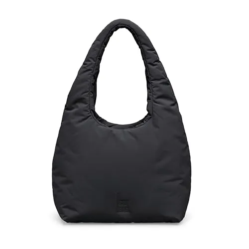 GOT BAG Cloud Shoulder Bag schwarz - Schultertasche aus 100% recyceltem Nylon, wasserabweisend und leicht mit 7l Volumen – ideal für umweltbewusste Fashion-Liebhaber.