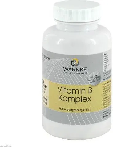 VITAMIN B KOMPLEX Tabletten 250 St - Nahrungsergänzungsmittel mit umfassender B-Vitamin-Power für mehr Energie und Vitalität, ideal zur Unterstützung Ihrer Gesundheit.