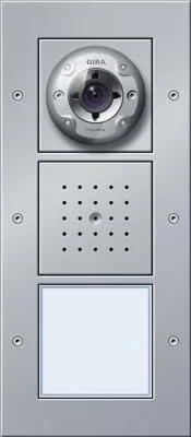 Gira 126965 Türstation Video AP 1fach - Haus-Alarmanlagen mit integrierter Farbkamera und Türlautsprecher, ideal für sichere und komfortable Türkommunikation.