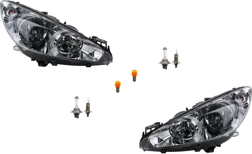 Produktbild Johns Scheinwerfer Set für Peugeot 308 (05/11-), links & rechts mit Leuchtmitteln