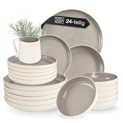 Geschirrsets Grau von Moritz & Moritz