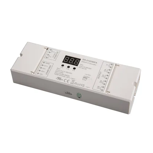 LED CONNEX DMX Decoder 12-36V 4CH 8A