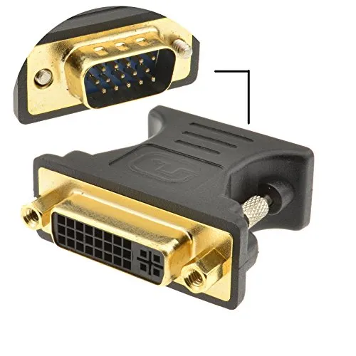 DVI 24+5 Weiblich Buchse Zum VGA 15 Polig Männlich Stecker Konverter Adapter