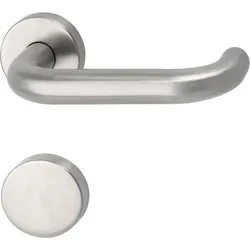 MARCHESI HARMONIE Feuerschutz Drückergarnitur - Türsicherungen aus Edelstahl mit fest drehbarer Ausführung und Hochhaltefeder, ideal für Behörden und Objekte, bietet zuverlässigen Feuerschutz und Sicherheit.