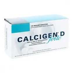 CALCIGEN D forte 1000mg - Vitamin D3 & Calcium - Arzneimittel zur Unterstützung der Osteoporose-Behandlung, ideal zur Ausgleichung von Calcium- und Vitamin D-Mangel bei älteren Menschen.