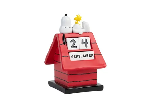 Wandkalender Dauerkalender Snoopy Hundehütte Geschenk-Set