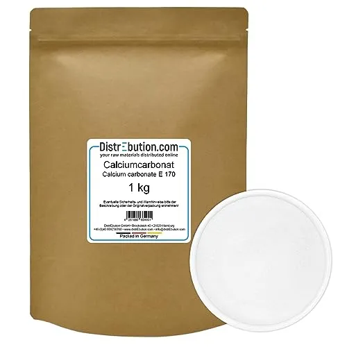 Calciumcarbonat 1kg Pulver Lebensmittelqualität E 170