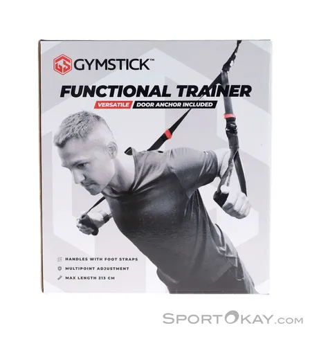 Gymstick Schlingentrainer Fitnessgerät-Schwarz-One Size