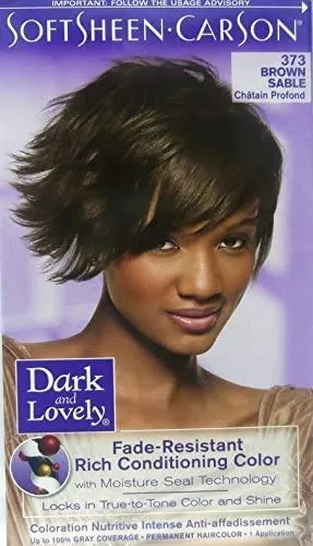 Dark and Lovely Fade Resistant Rich Conditioning Color Haarfarbe/Hair Color Brown Sable 373