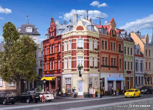 Kibri 38355 ( 8355 ) Spur H0 - Eckhaus am Hanseplatz NEU und OVP