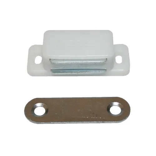 Türmagnet Möbelmagnet Magnetschnapper Magnet weiß (0228)